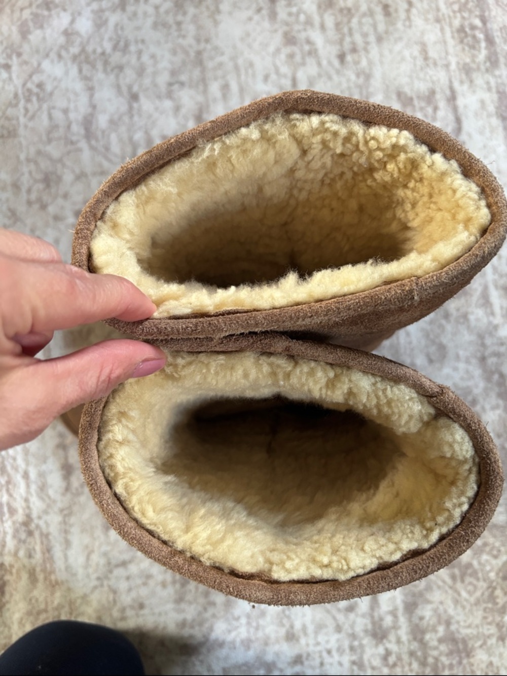 BearPaw Plush Shearling-Lined Boots - Cream - Picture 10 of 12